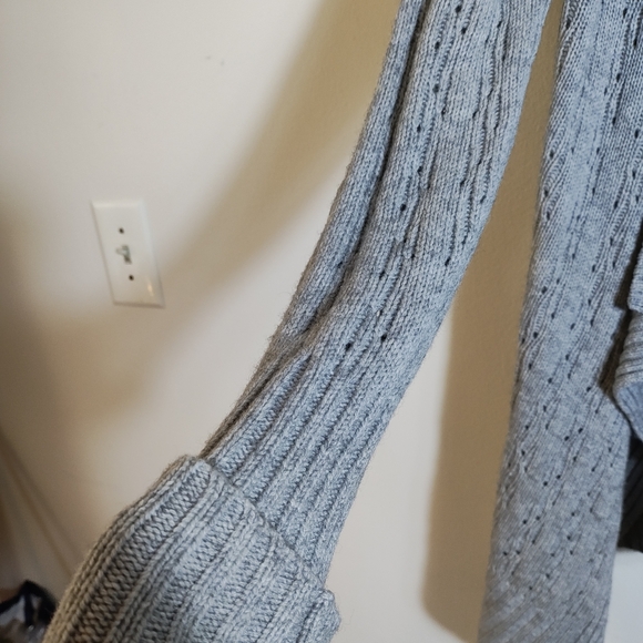 C by Bloomingdale's Women's Wool Cashmere Open Front Cardigan Sweater Size Large - Picture 7 of 12